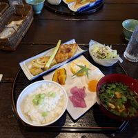 Set vegan menu at Sakura Saku in Himeji