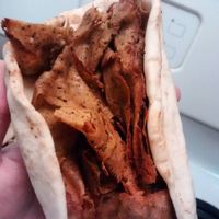 Look at that seitan! at Johnny K's in Halifax