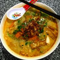 Vegan laksa. at Yummy Noodle in Cairns