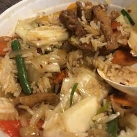 Vegan chilli lemongrass and rice at Yummy Noodle in Cairns