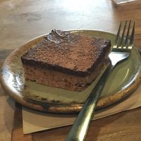 Mocha caramel cacao bar - favorite 😍 at Dobra Tea in Asheville