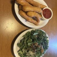 Sticks and kale saladd  at East Glisan Pizza Lounge in Portland