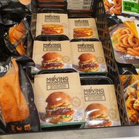 plantbased meat in freezer section at Saruga Organic Supermarket 사러가 슈퍼마켓 in Seoul