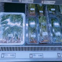 Different kinda of parsley  at Saruga Organic Supermarket 사러가 슈퍼마켓 in Seoul