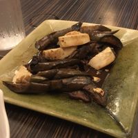 eggplant and bean curd at Tsuru in Davao City