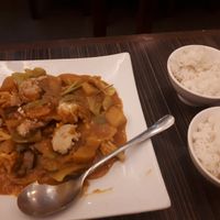 Curry vegan + 2 plates rice at Tsuru in Davao City