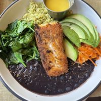 “Salmon” bowl   at Tomatillo in Dobbs Ferry