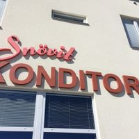 Logo of the Konditori at Snovit Konditori och Servering in Gothenburg