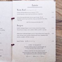 Menu  at MuYe - Mottainai in Kaohsiung