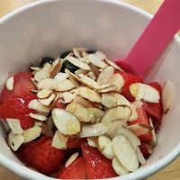 Steel cut oats with fresh fruit. at Homespun Kitchen - Previously Happy Cup in Atlantic Beach