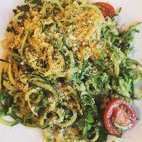 Courgette spaghetti at Redemption - Chepstow in West London
