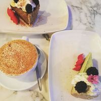 Banoffi pie & key lime pie coffee break at Redemption - Chepstow in West London