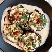 Eggplant tahini starter  at Redemption - Chepstow in West London