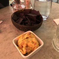 Sweet potatoes hummus and chips at Redemption - Chepstow in West London