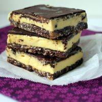 Vegan Nanaimo bars from Two Daughters Bakeshop at Two Daughters Bakeshop in North Vancouver