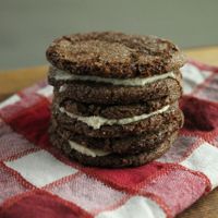 Ginger cookie sandwiches with lemon filling at Two Daughters Bakeshop in North Vancouver