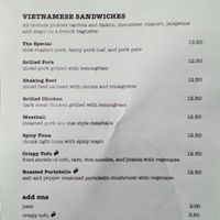 menu page at Dinosaurs - Boardman Pl at Dinosaurs - Boardman Pl in San Francisco