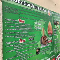 Vegan menu at Arancinaglutenfree in Siracusa