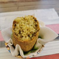 Vegan Pistachio Arrancini at Arancinaglutenfree in Siracusa