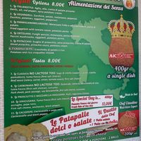 The vegan menu seems larger every time I visit!  at Arancinaglutenfree in Siracusa