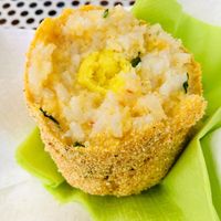 Inside Delicious Vegan “Italian Style” Arancini at Arancinaglutenfree in Siracusa
