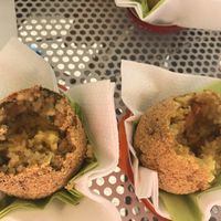 Sicilian and parmigiana vegan options at Arancinaglutenfree in Siracusa
