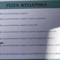 Vegan Pizza Menu 🖤 at Pizzeria Fernando in Kolobrzeg