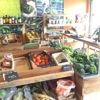 Fresh produce side of Tama Organic Life at Tama Organic Life in Vancouver