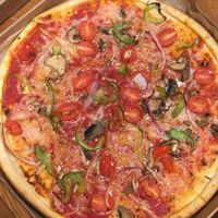 Gluten free vegan pizza  at Blaze Pizza in St Louis Park