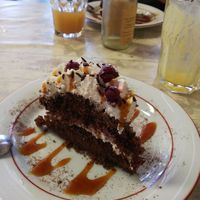 Vegan forêt noire at Casse-Noisette in Le Havre