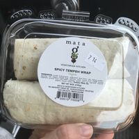 Tempeh wrap at Cid's Food Market in Taos
