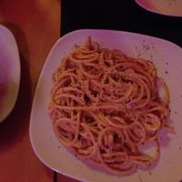 Pasta Carbonara at LuNa Vegana in Salerno