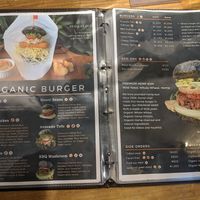 Menu at Veganic To Go in Tokyo