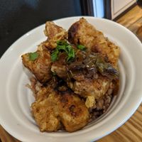 Chinese style karage at Veganic To Go in Tokyo
