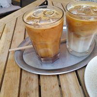Caramelito kalt und Iced Latte at Woodrich in Darmstadt