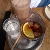 Cold brew und Frappucchino at Woodrich in Darmstadt