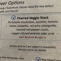 Menu Sample at CJ's on the Bay in Marco Island