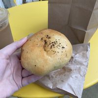  never seen this on the menu before! tomato pesto chz kolache YAS  at Fat Cats in Austin