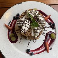 Vegan pancakes  at Bio-Organicos in Playa Del Carmen