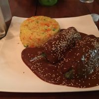 Molé - so good! at Bio-Organicos in Playa Del Carmen