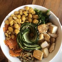 Mochi mochi bowl at Bio-Organicos in Playa Del Carmen