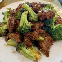 Dine-in: Beef and broccoli  at China Garden  in Rye