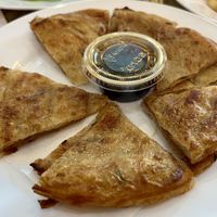 Dine-in: scallion pancakes  at China Garden  in Rye