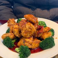 Vegan Kung pow chicken  at China Garden  in Rye