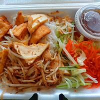 Sate Tofu with Vermicelli. Filling and fresh, but they could have used more peanuts. There was only maybe 1 tsp of them.  at Bowl of Pho in Woodmere