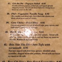 Vegetarian Menu  at Bowl of Pho in Woodmere