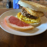Best breakfast sandwich #Veganuary at The Nile in Mesa