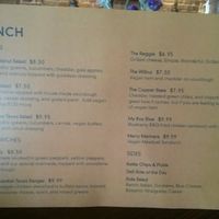 Lunch menu. at The Nile in Mesa