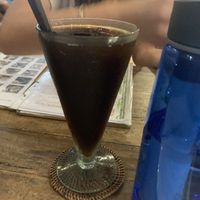 Iced coffee  at Atman Kafe in Ubud
