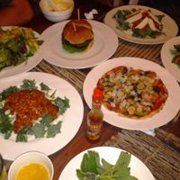 Fully vegan spread at Wnyward Valley Organic Vegetable Garden in Davao City